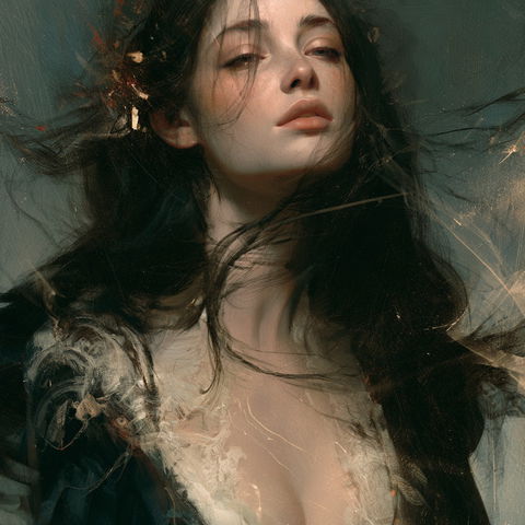 Bastien Lecouffe-Deharme style (Illustrators), Midjourney V8.2