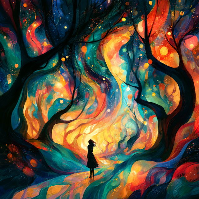 Autumnal Glowpath style, Midjourney V8.2, render 3 of 4