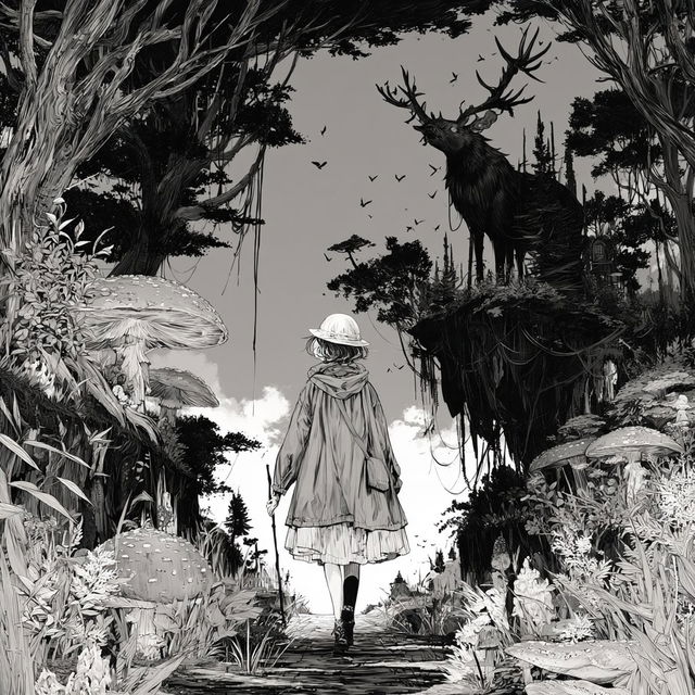 Cutout Mythworks style, Midjourney V8.2, render 2 of 4