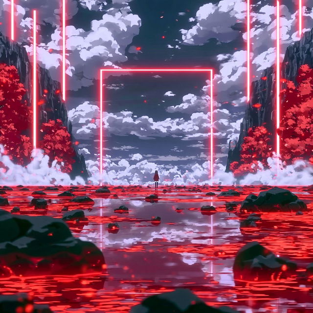 Kryvex Collective style, Midjourney V8.2, render 4 of 4