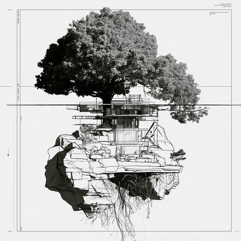 The Isobath Monastery style (SREF codes), Midjourney V8.2