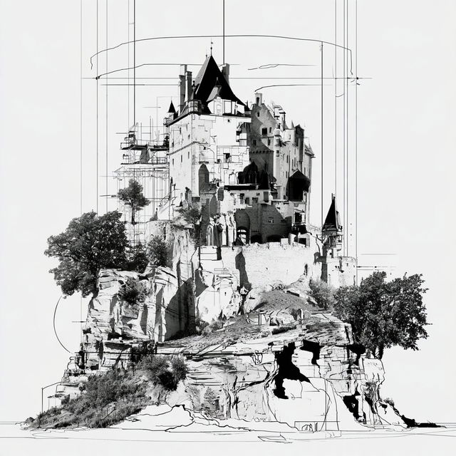 The Isobath Monastery style, Midjourney V8.2, render 2 of 4