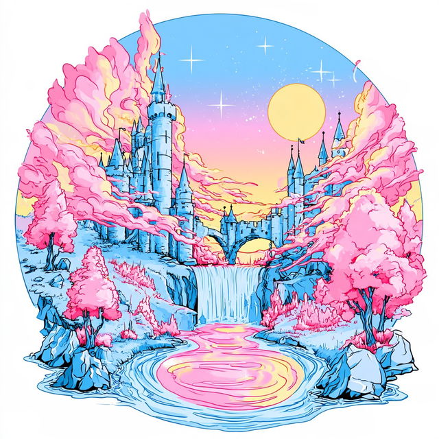 Fairyland Isoplex style, Midjourney V8.2, render 2 of 4