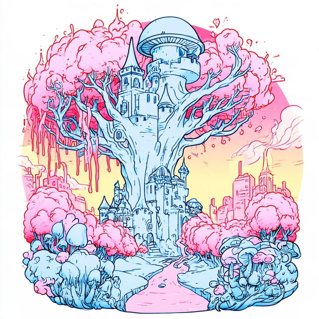 Fairyland Isoplex style, Midjourney V8.2, render 4 of 4