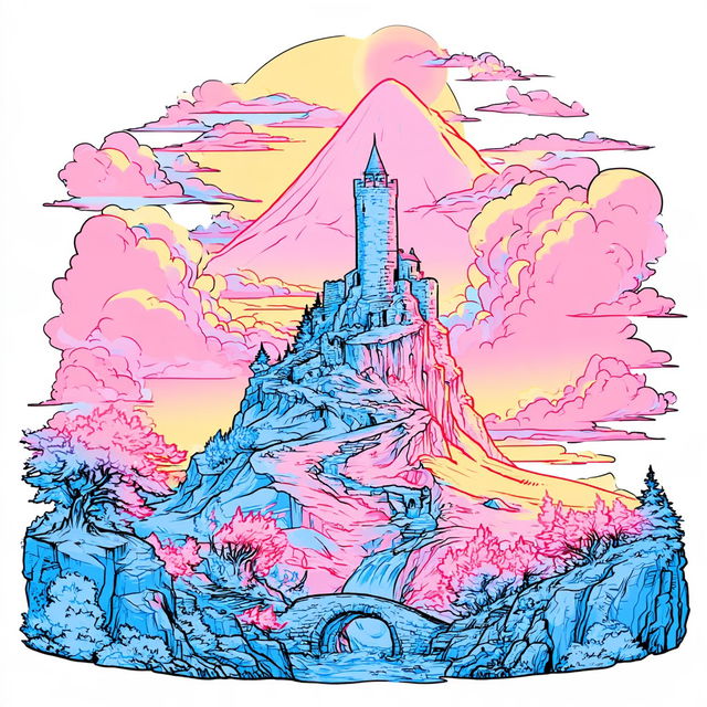Fairyland Isoplex style, Midjourney V8.2, render 3 of 4