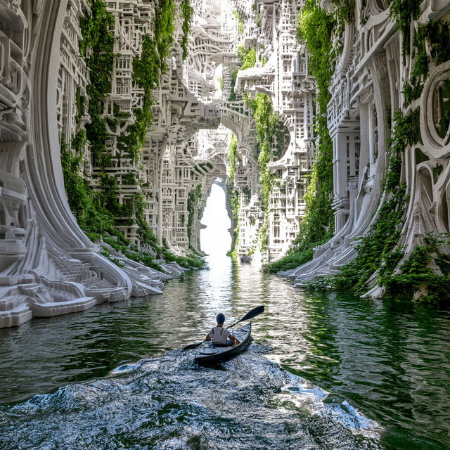 Calcifolia style, Midjourney V8.2, render 1 of 4