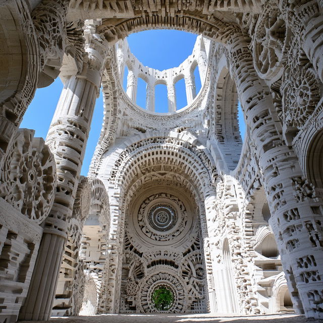 Calcifolia style, Midjourney V8.2, render 3 of 4