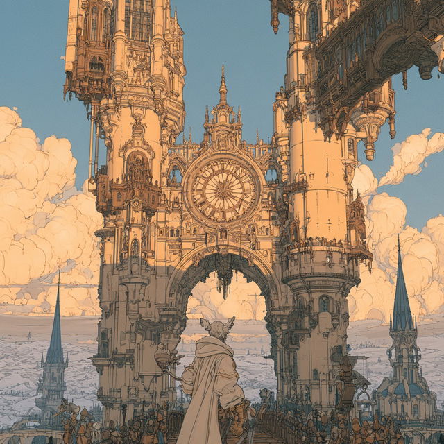 Peachstone Cathedralism style, Midjourney V8.2, render 2 of 4