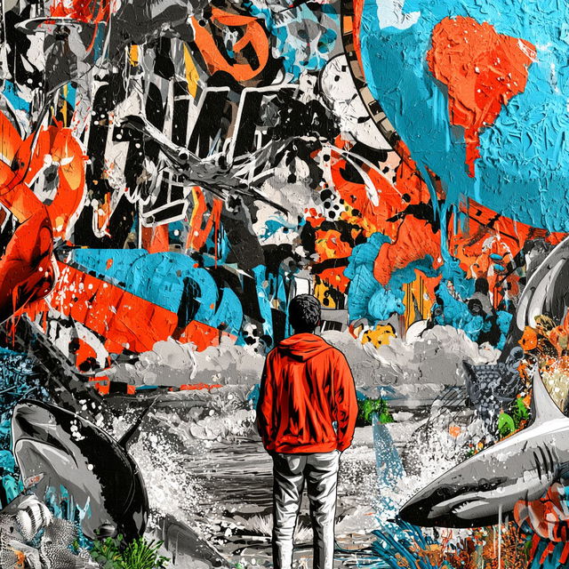 Collagegrimage style, Midjourney V8.2, render 4 of 4