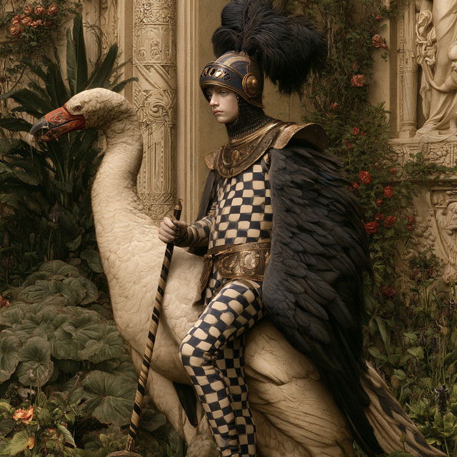 Baroqueweft style, Midjourney V8.2, render 2 of 4