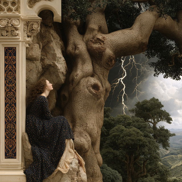 Baroqueweft style, Midjourney V8.2, render 1 of 4