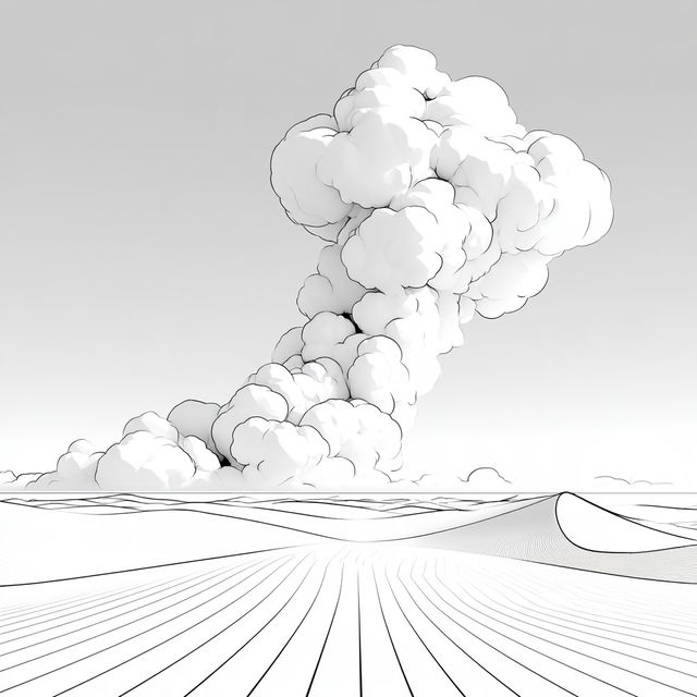 Whiteframe Sublimation style, Midjourney V8.2, render 3 of 4