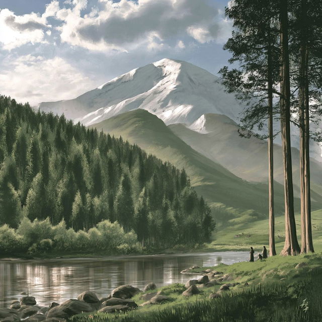 Tarnflower style, Midjourney V8.2, render 3 of 4