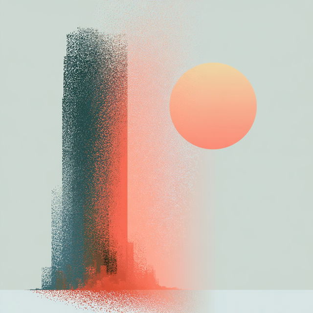Stippletide style, Midjourney V8.2, render 1 of 4