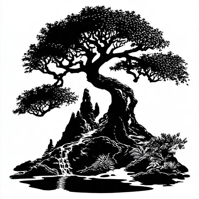 Inkmarble Reliefism style, Midjourney V8.2, render 4 of 4
