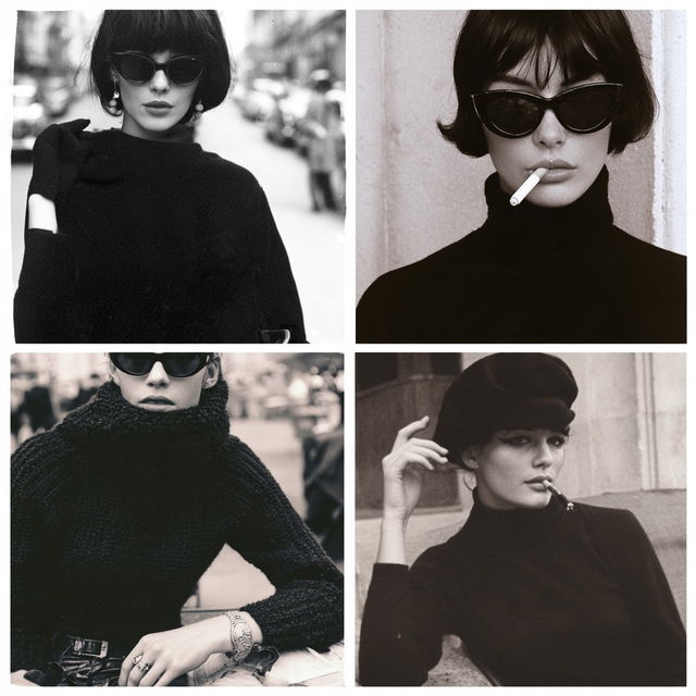Beatnik fashion style, Midjourney V8.2, render 4 of 4