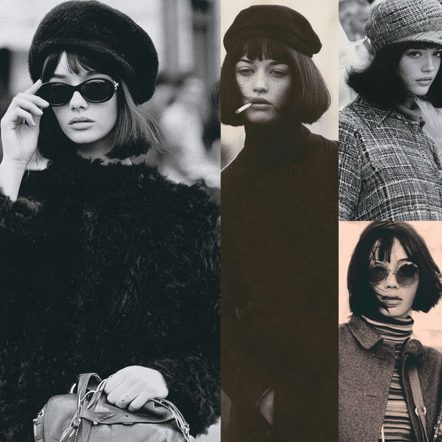 Beatnik fashion style, Midjourney V8.2, render 3 of 4