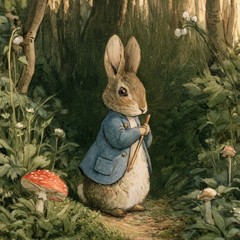 Beatrix Potter style (Illustrators), Midjourney V8.2