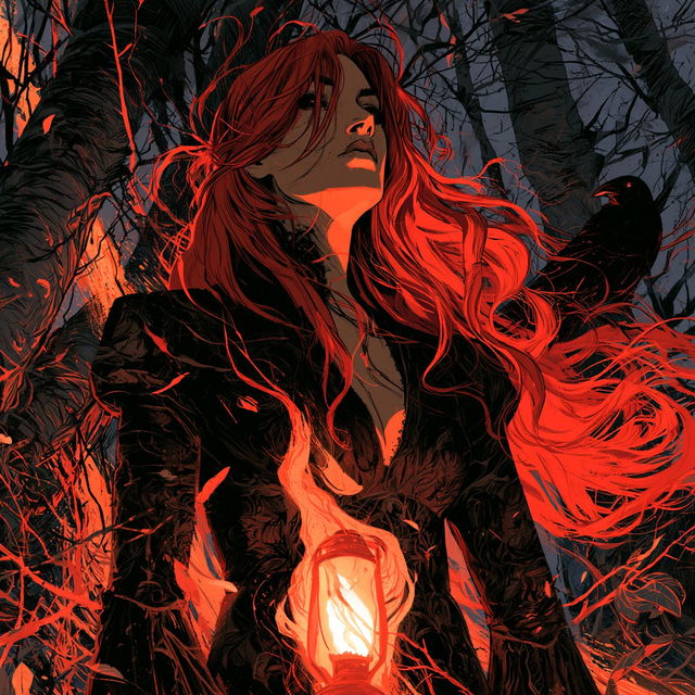 Becky Cloonan style, Midjourney V8.2, render 2 of 4