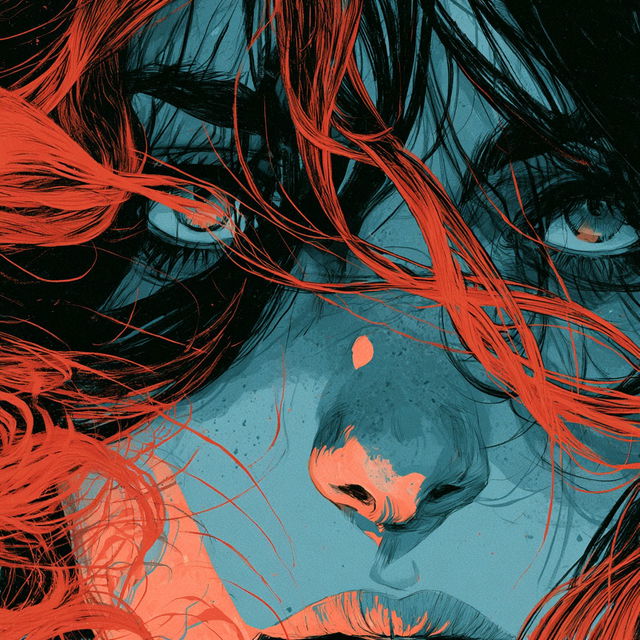 Becky Cloonan style, Midjourney V8.2, render 3 of 4