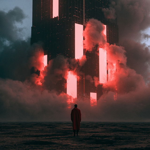 Beeple style, Midjourney V8.2, render 2 of 4