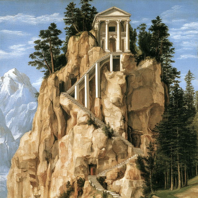 Olivarchism style, Midjourney V8.2, render 3 of 4