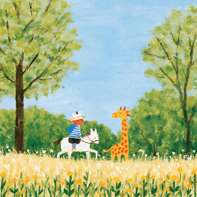Brushbook Menagerie style, Midjourney V8.2, render 3 of 4