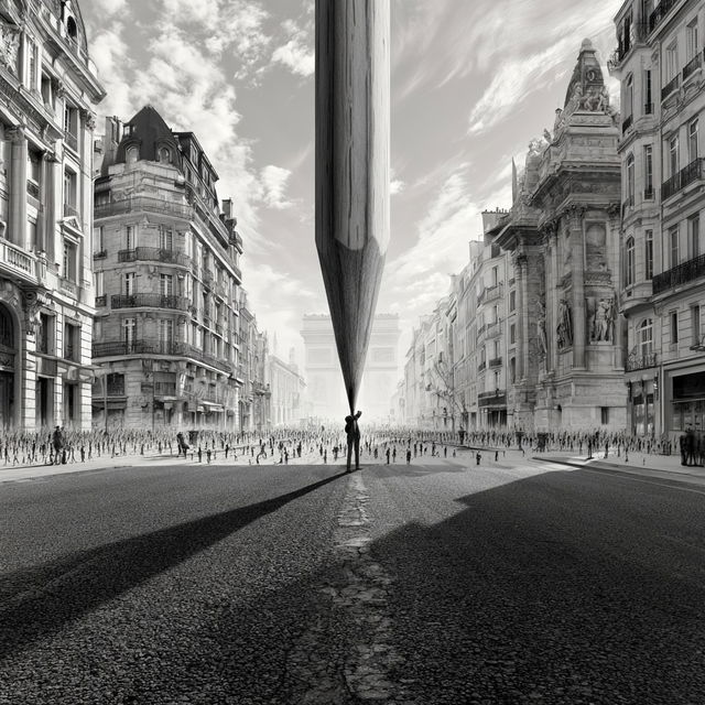 Ben Heine style, Midjourney V8.2, render 1 of 4