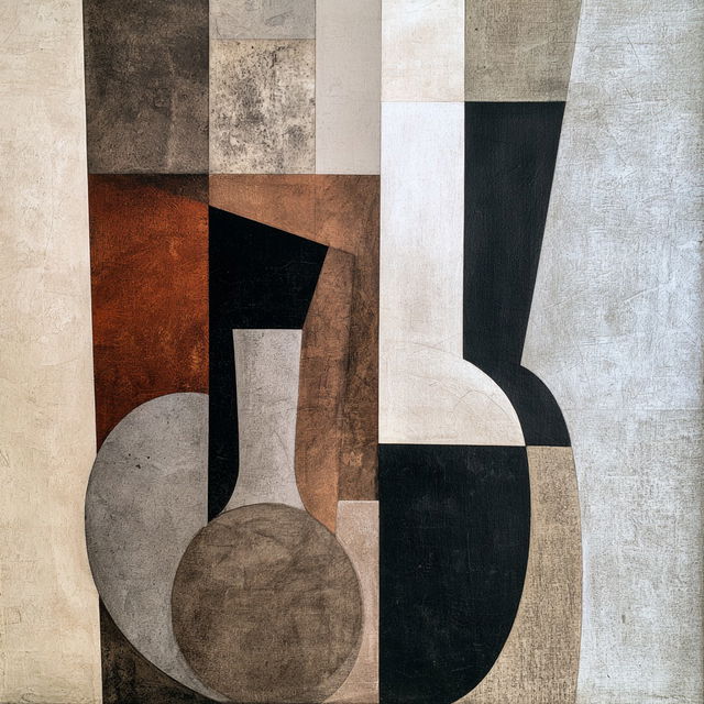 Ben Nicholson style, Midjourney V8.2, render 3 of 4