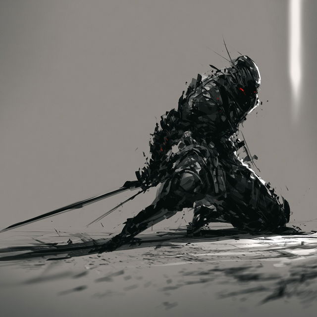 Benedick Bana style, Midjourney V8.2, render 4 of 4