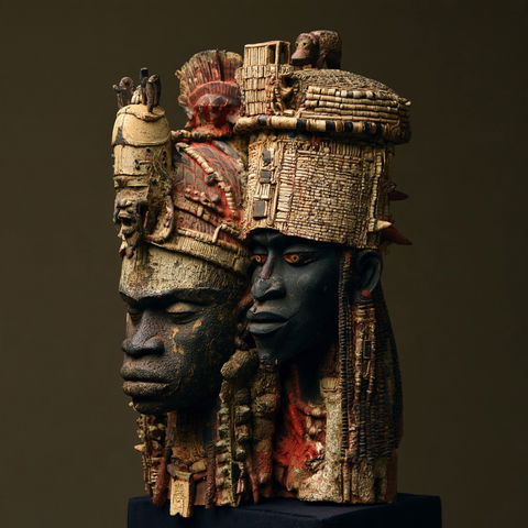Benin art style (Genres), Midjourney V8.2