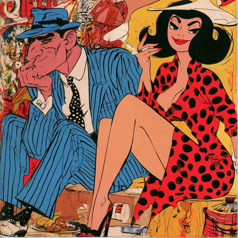 Benito Jacovitti style (Illustrators), Midjourney V8.2