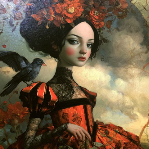 Benjamin Lacombe style (Illustrators), Midjourney V8.2