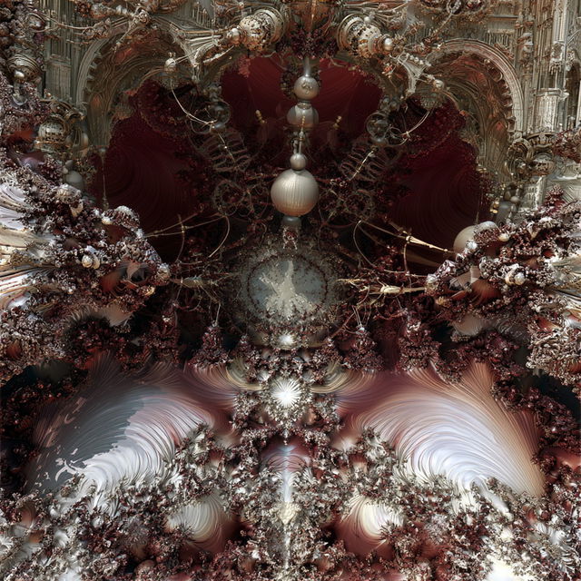 Benoit B. Mandelbrot style, Midjourney V8.2, render 3 of 4
