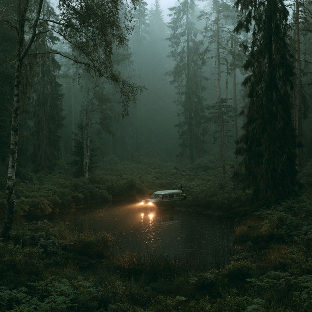Benoit Paille style, Midjourney V8.2, render 1 of 4