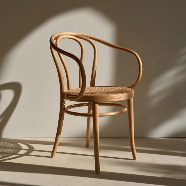 Bentwood style, Midjourney V8.2, render 3 of 4