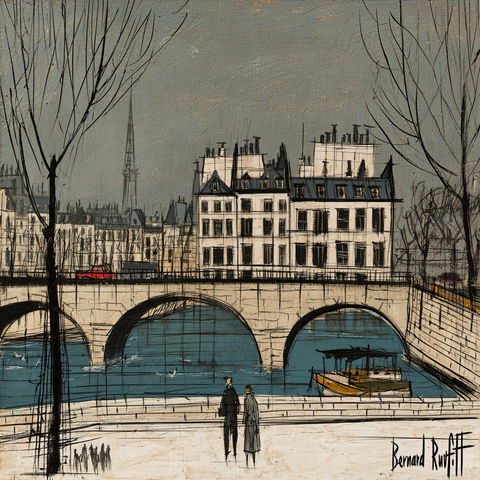 Bernard Buffet style (Painters), Midjourney V8.2