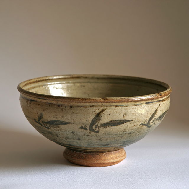 Bernard Leach style, Midjourney V8.2, render 4 of 4