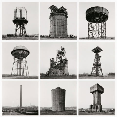 Bernd and Hilla Becher style (Photographers), Midjourney V8.2