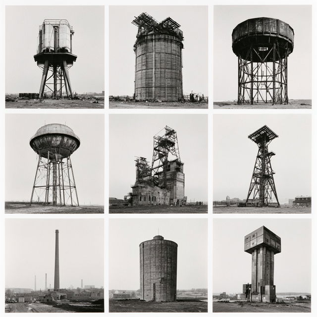 Bernd and Hilla Becher style, Midjourney V8.2, render 1 of 4