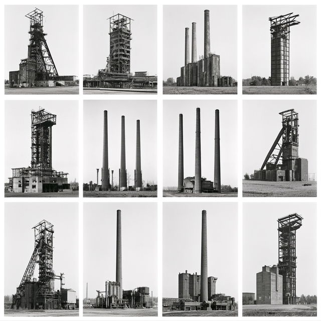 Bernd and Hilla Becher style, Midjourney V8.2, render 4 of 4