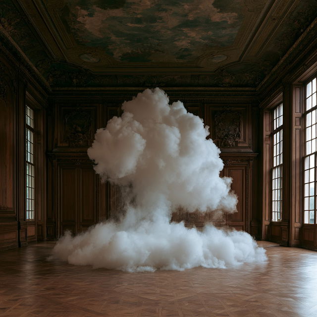 Berndnaut Smilde style, Midjourney V8.2, render 2 of 4
