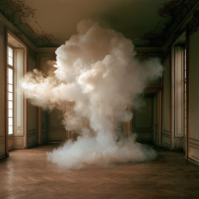Berndnaut Smilde style, Midjourney V8.2, render 1 of 4