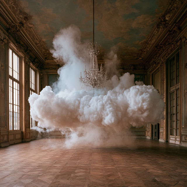 Berndnaut Smilde style, Midjourney V8.2, render 4 of 4