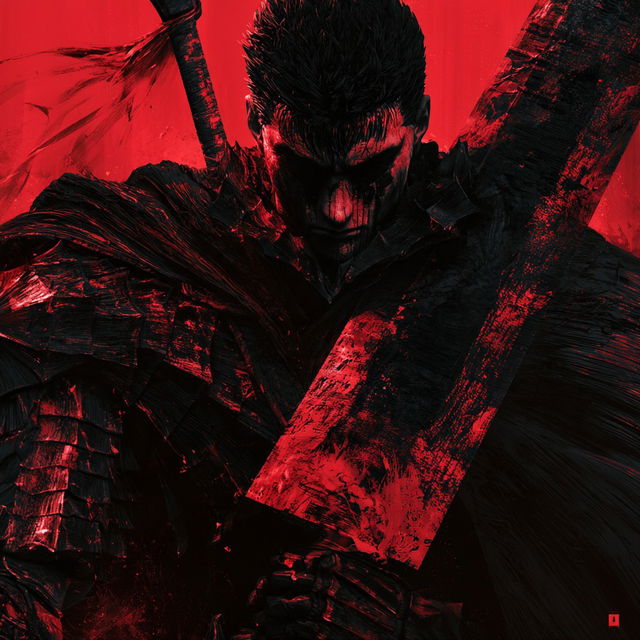 Berserk style, Midjourney V8.2, render 2 of 4