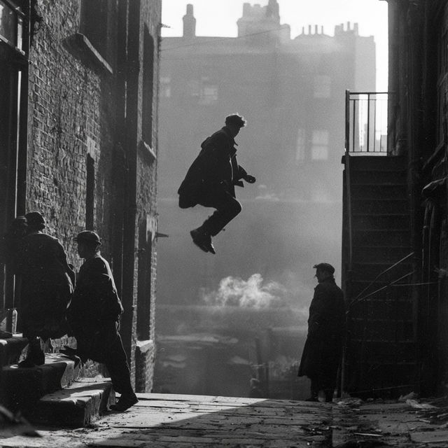 Bert Hardy style, Midjourney V8.2, render 4 of 4