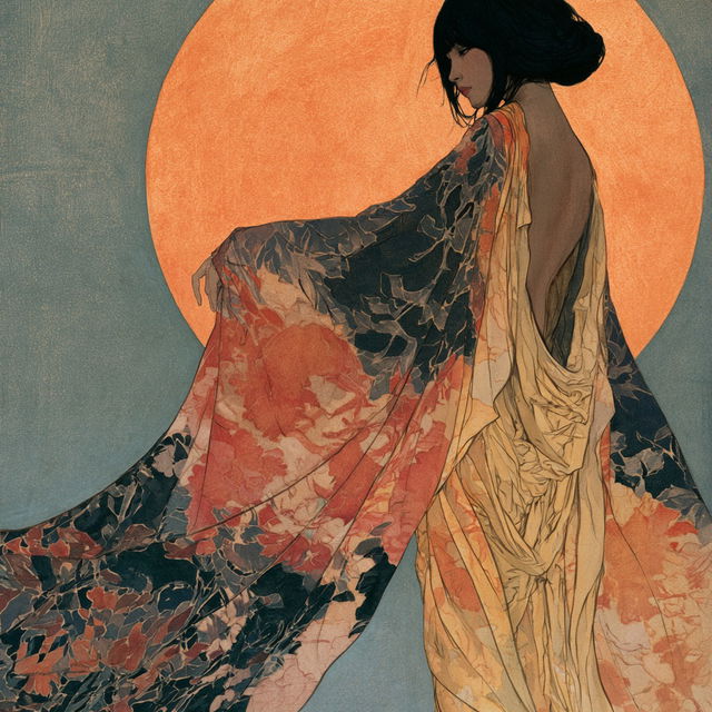 Bertha Lum style, Midjourney V8.2, render 3 of 4