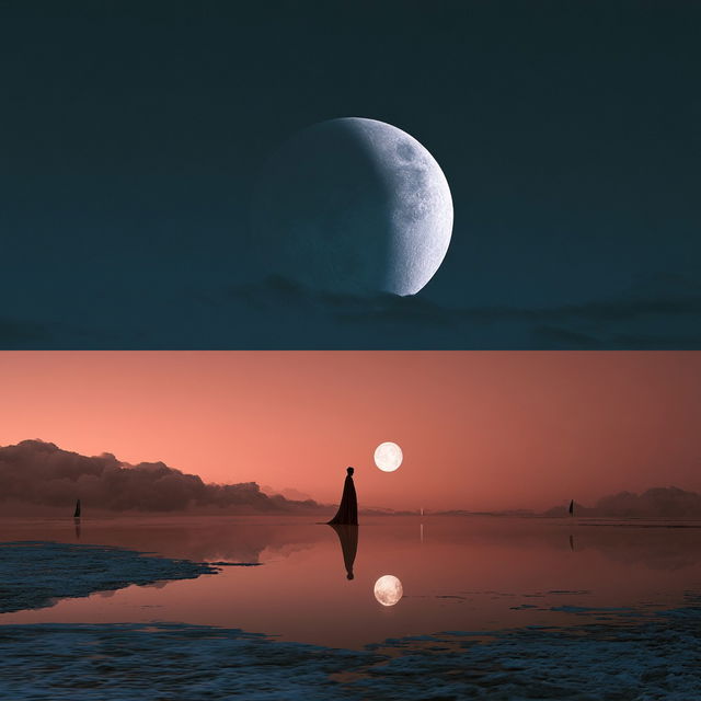 Bess Hamiti style, Midjourney V8.2, render 1 of 4