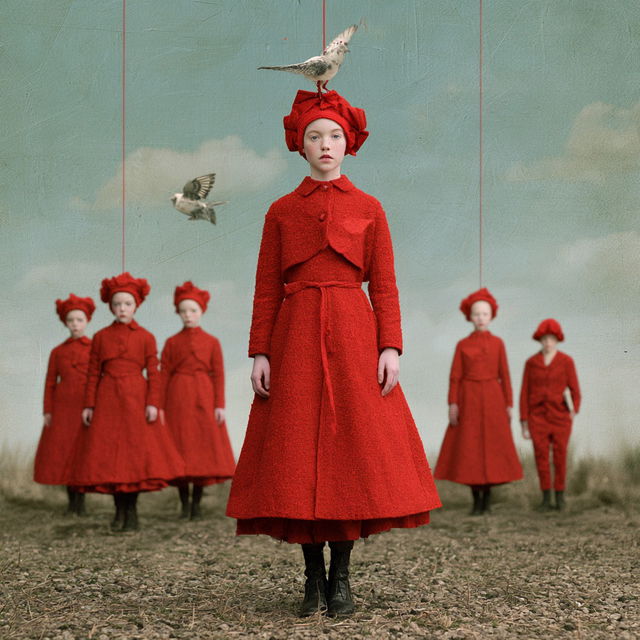 Beth Conklin style, Midjourney V8.2, render 2 of 4