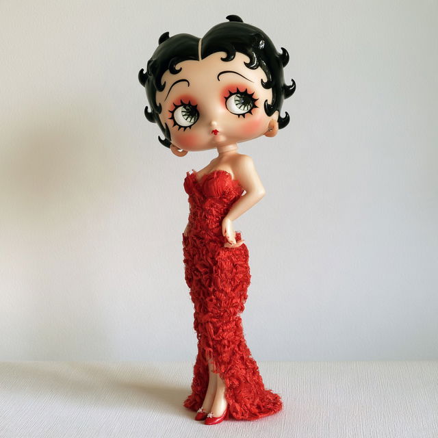 Betty Boop doll style, Midjourney V8.2, render 1 of 4